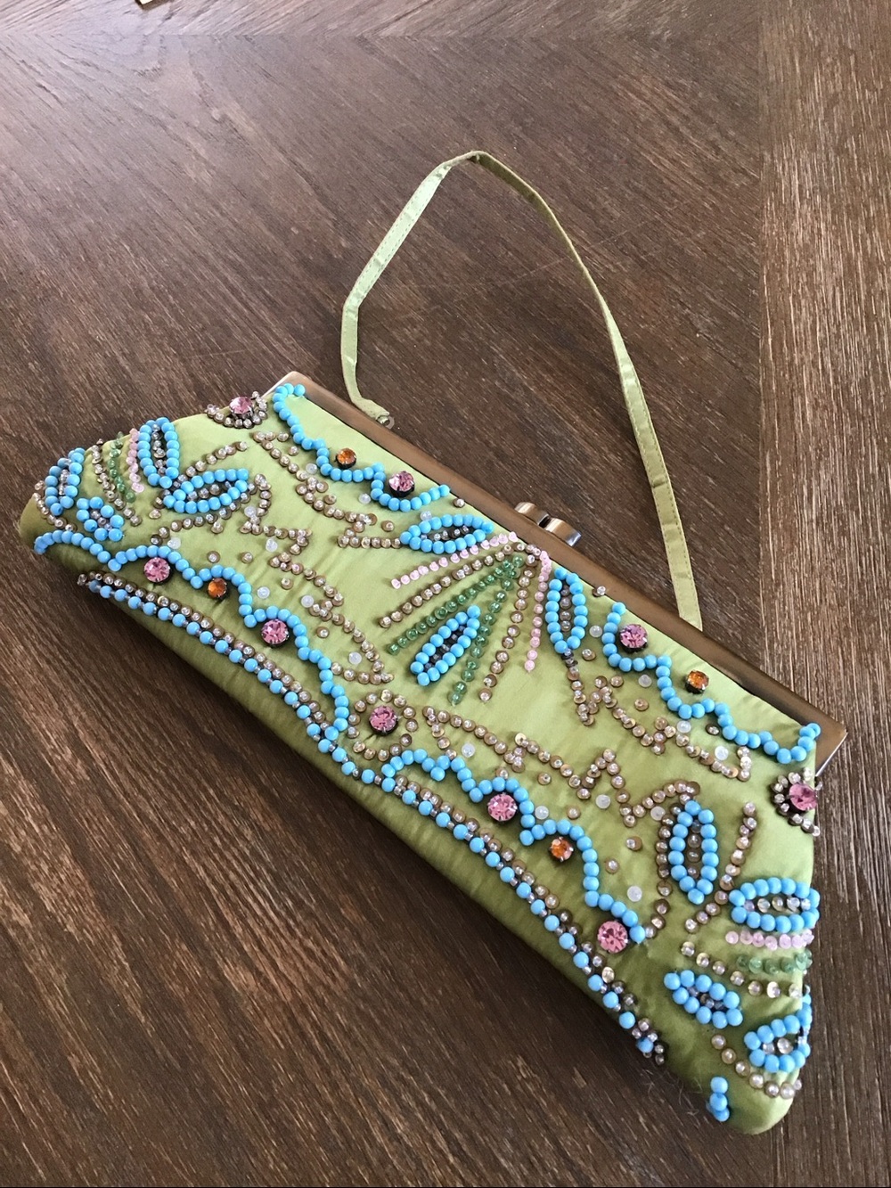 Vintage Marco Santi beaded clutch purse